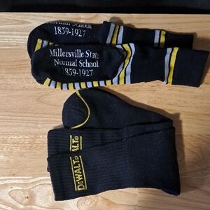 Black and Yellow Men's Socks